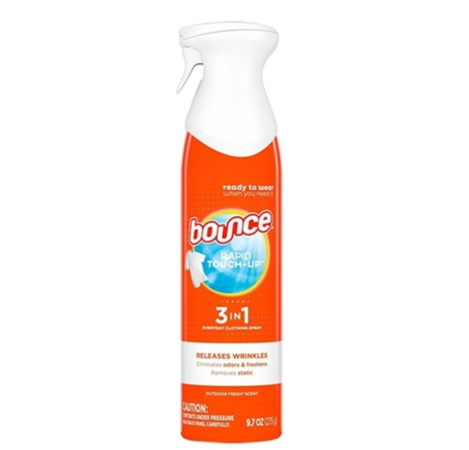 Xịt khử mùi và làm phẳng quần áo Bounce 3in1 275g- Mỹ
