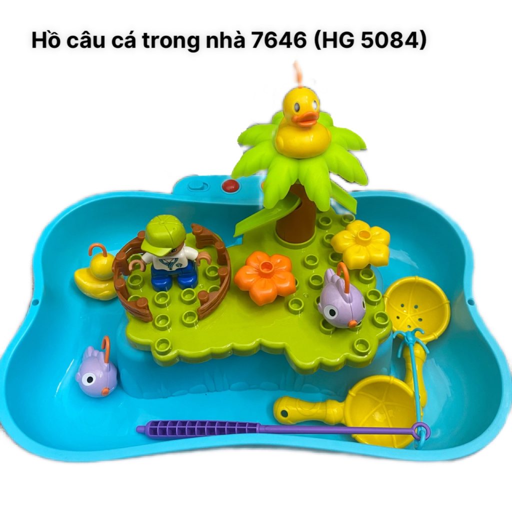 Bộ Đồ Chơi: Hồ Câu Cá Trong Nhà (Có Đèn, Nhạc) -copy
