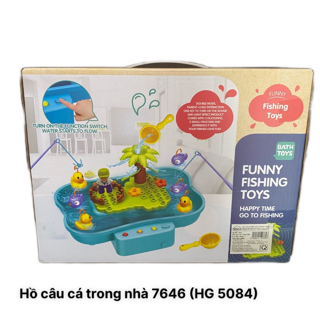 Bộ Đồ Chơi: Hồ Câu Cá Trong Nhà (Có Đèn, Nhạc) -copy-copy